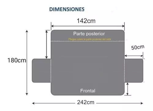 Funda reversible protectora para sofá de 3 plazas - additional image 2